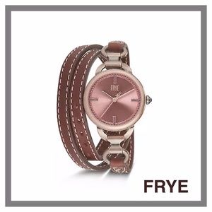FRYE ILANA BROWN WRAP LEATHER WATCH 37FR00016-01